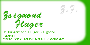 zsigmond fluger business card